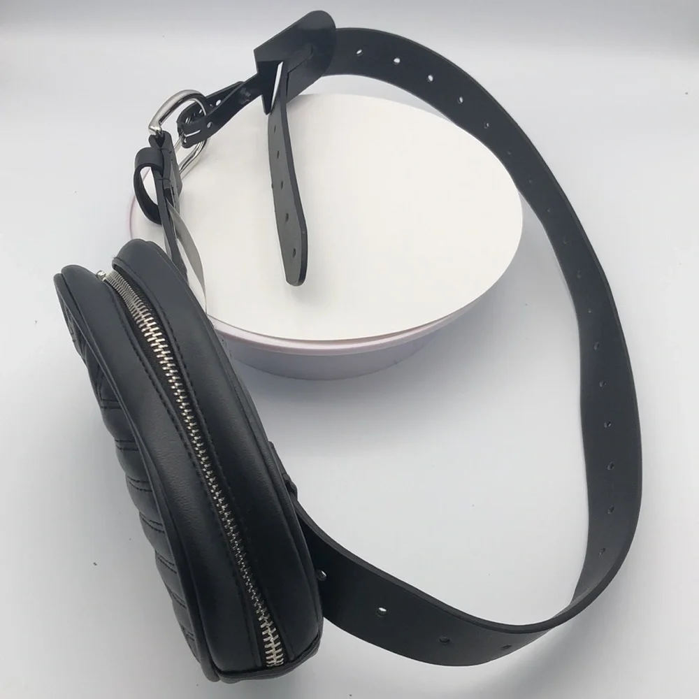 NWT BOHO Black 41” Belt w/Black Pouch see pictures for measurements - Picture 2 of 8